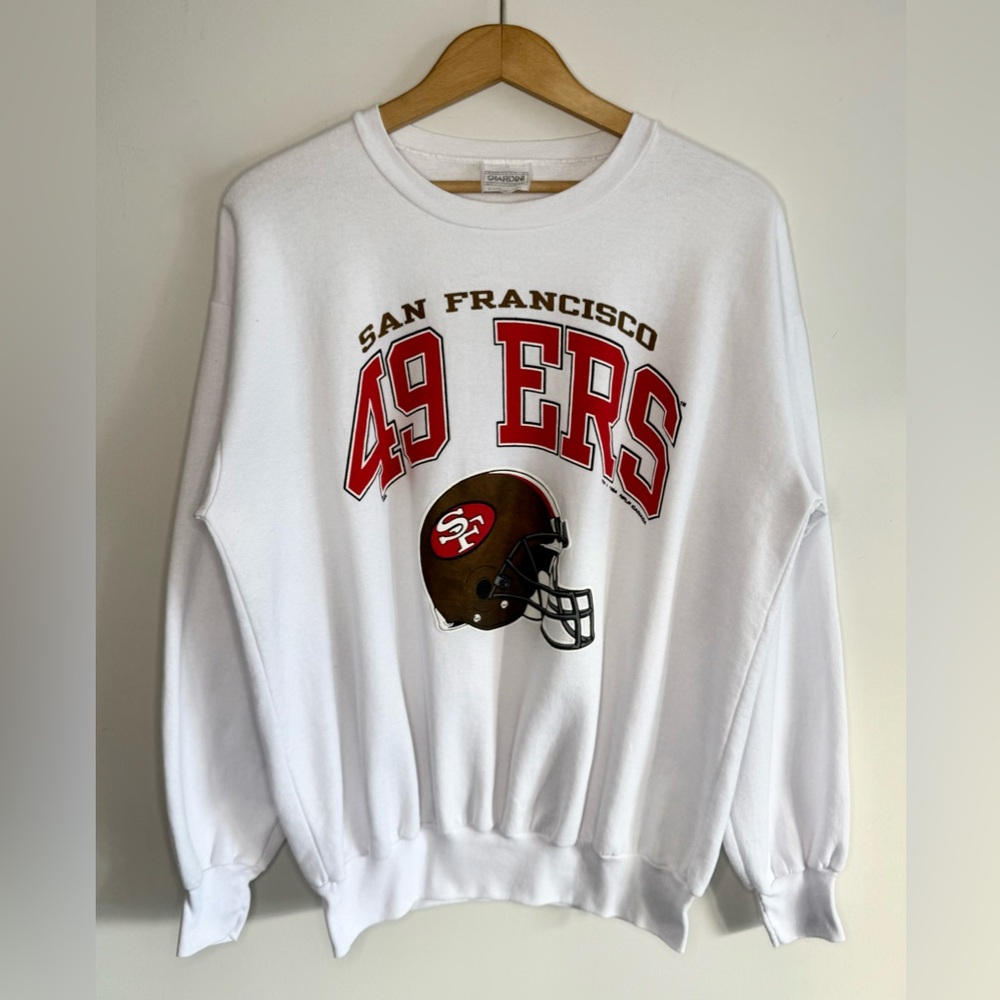 Vintage 1994 SAN FRANCISCO 49ers White Sweatshirt Men’s XL